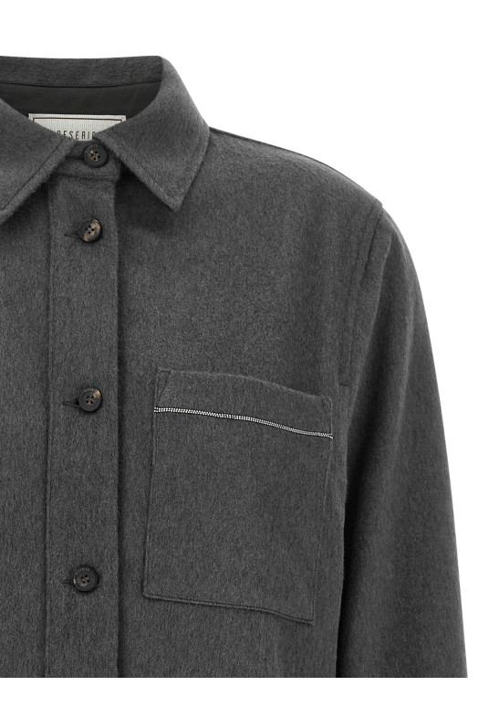 'Punto Luce' overshirt Gray