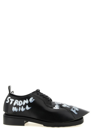 CommeDesGarçonsHommePlus x KidsLoveGaite — шнурованные туфли, черные COMME DES GARÇONS HOMME PLUS PRK1020011