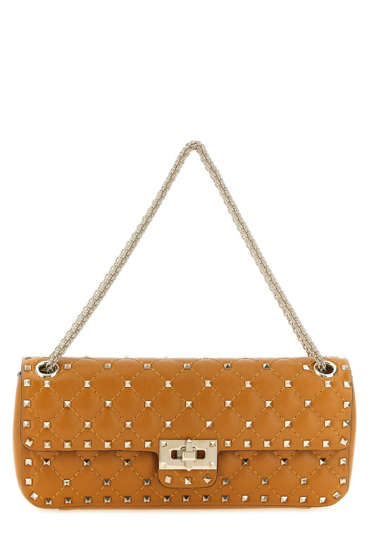 Valentino G. 'Rockstud Spike' medium shoulder bag orange