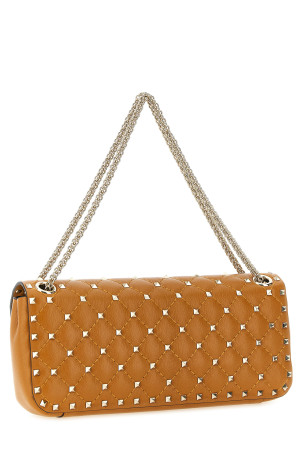 Valentino G. 'Rockstud Spike' medium shoulder bag orange