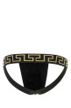 Черные стрейчевые хлопковые трусики VERSACE (AUU010171A10011)