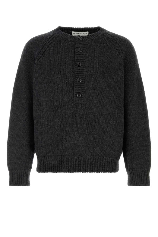 Charcoal wool Shore sweater OUR LEGACY (M4263SC)