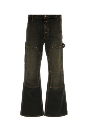 HALF ARROW FLARE CARPENTER JEANS OFF WHITE (OMYA19JF26DEN00200)