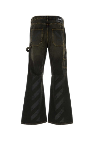 HALF ARROW FLARE CARPENTER JEANS OFF WHITE (OMYA19JF26DEN00200)