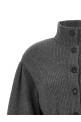 Belted cardigan Gray