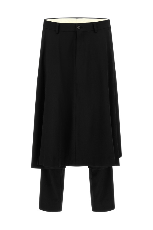 Гибридные брюки, черные COMME DES GARÇONS HOMME PLUS PRP0160511