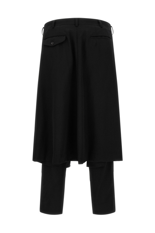 Гибридные брюки, черные COMME DES GARÇONS HOMME PLUS PRP0160511