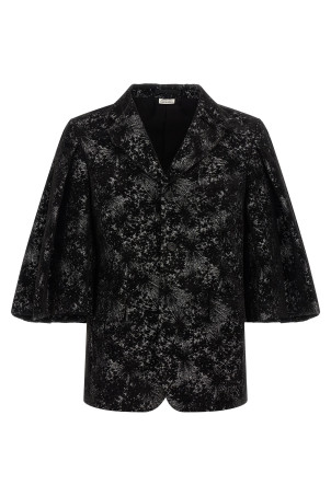 Блейзер з розкльошеними рукавами, чорний COMME DES GARÇONS HOMME PLUS PRJ0360511