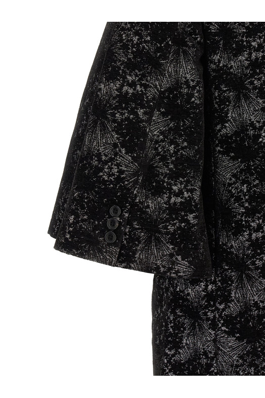 Flared sleeves blazer Black