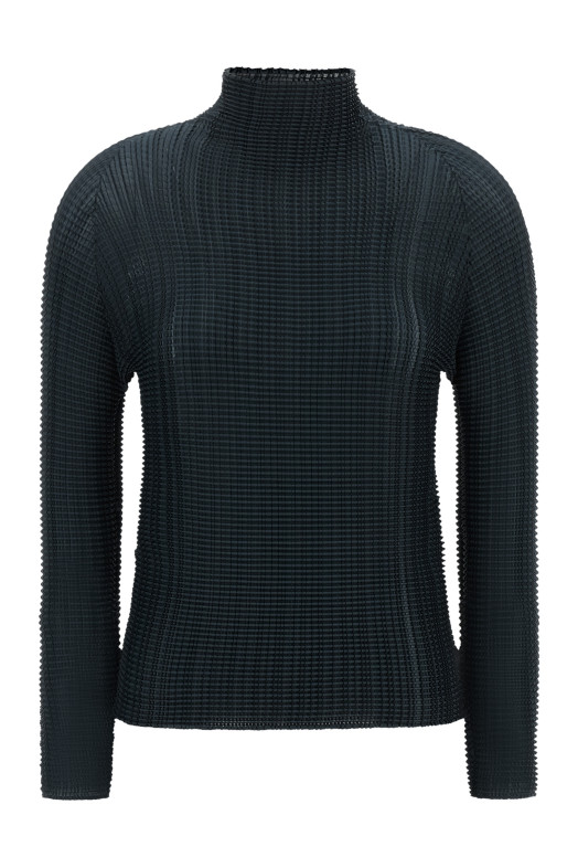 Блузка «Wooly Pleats-68», синяя IM68FJ40278