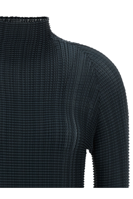 Блузка «Wooly Pleats-68», синяя IM68FJ40278