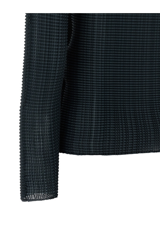 Блузка «Wooly Pleats-68», синяя IM68FJ40278