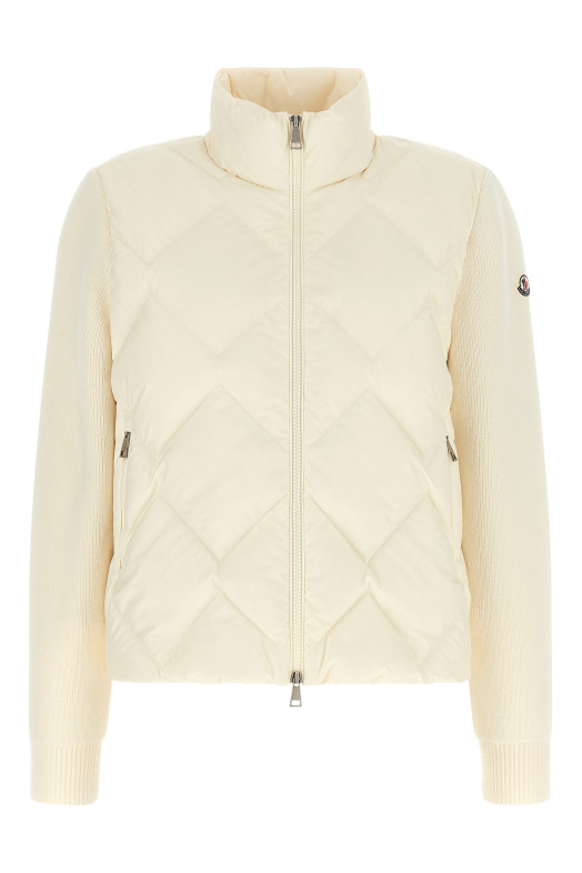 Кардиган с подкладкой, белый MONCLER L20939B00041M4281035