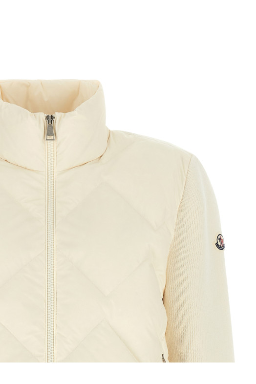 Кардиган с подкладкой, белый MONCLER L20939B00041M4281035
