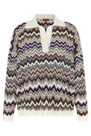 Поло «Зигзаг», многоцветное MISSONI DS26WN1BBK01KOSMSPL