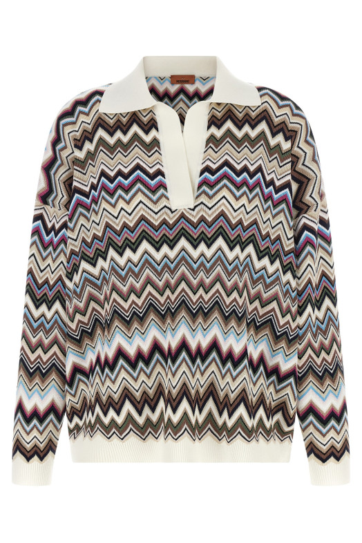 Поло «Зигзаг», многоцветное MISSONI DS26WN1BBK01KOSMSPL