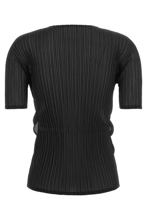 Топ «Sheer Slit Pleats», чёрный IM68FJ13615