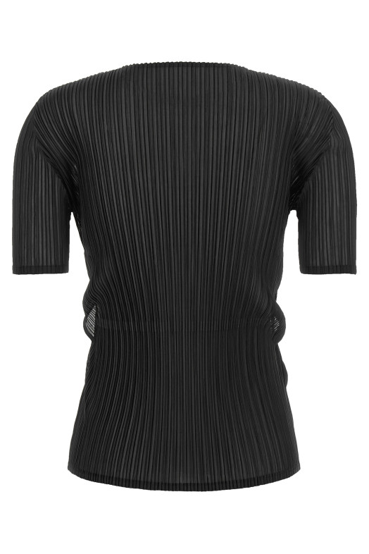 Топ «Sheer Slit Pleats», чёрный IM68FJ13615