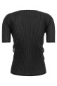 Топ «Sheer Slit Pleats», чёрный IM68FJ13615
