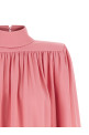 Valentino Garavani Cady Couture — розовая рубашка с плиссировкой B0AECK51MMCY4