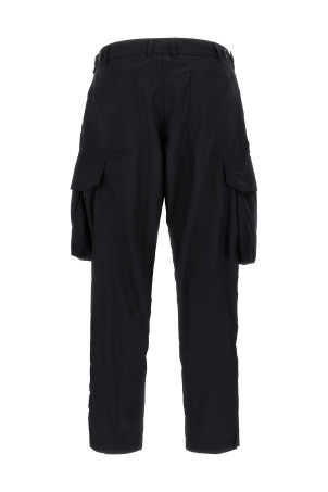 Pinstriped cargo pants Blue