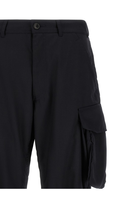 Pinstriped cargo pants Blue