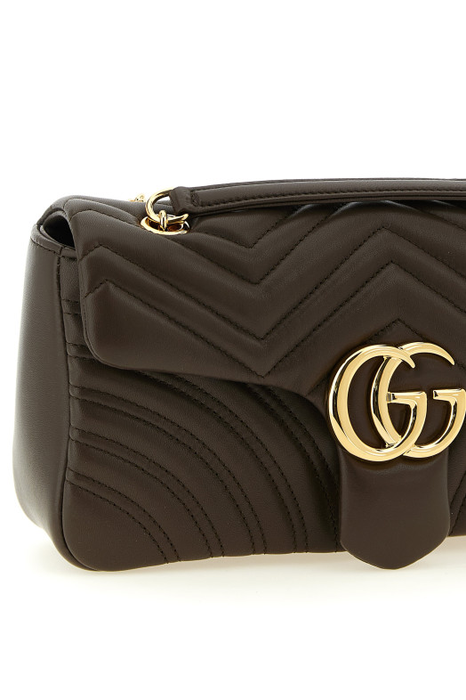 'GG Marmont' medium shoulder bag Brown