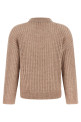 Micro sequin sweater Beige