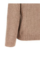 Micro sequin sweater Beige