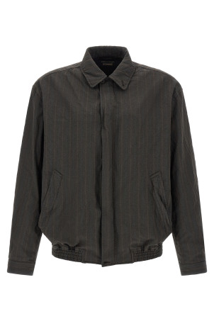 Пиджак в тонкую полоску, коричневый COMME DES GARҪONS HOMME HRJ0040512