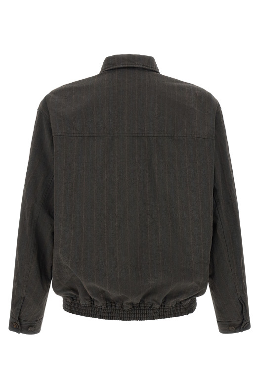 Пиджак в тонкую полоску, коричневый COMME DES GARҪONS HOMME HRJ0040512