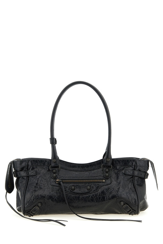 'Le City East-West' shoulder bag Black
