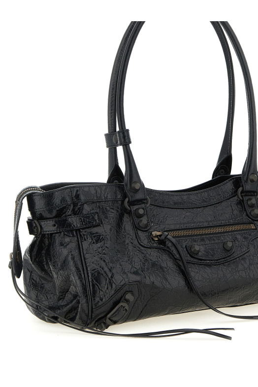 'Le City East-West' shoulder bag Black