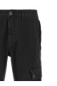 '3100034' cargo pants with logo badge Black