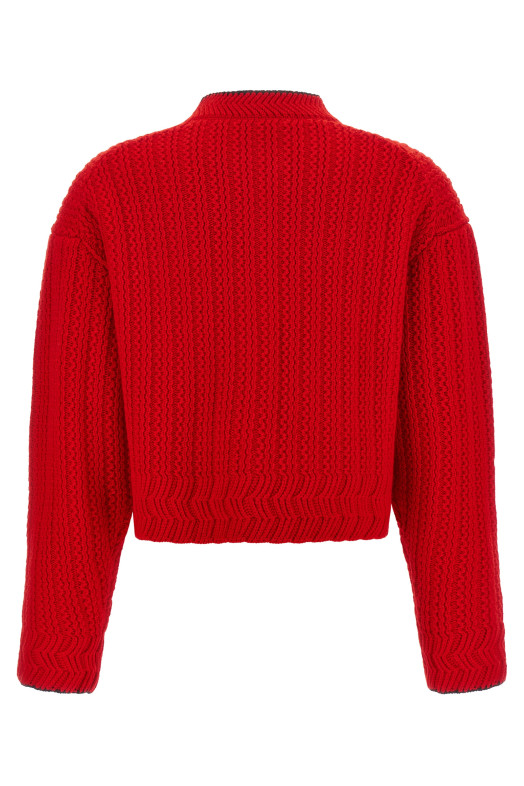 Кардиган с вышивкой, красный CHLOÉ CH26WMC12710632