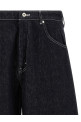 Contrast stitching jeans Blue