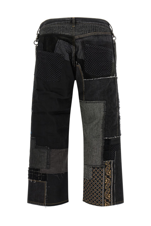 Patchwork jeans Blue