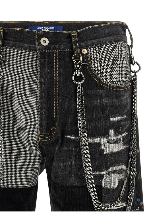 Patchwork jeans Blue