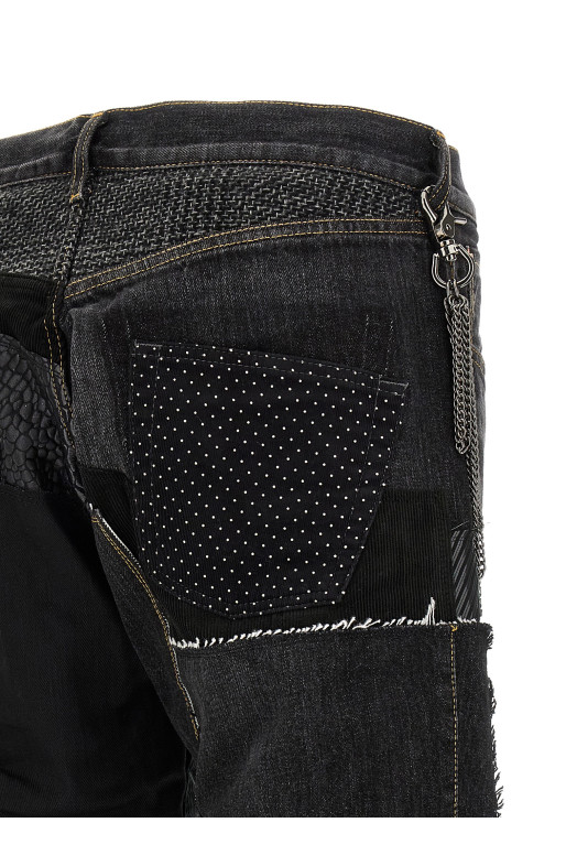 Patchwork jeans Blue