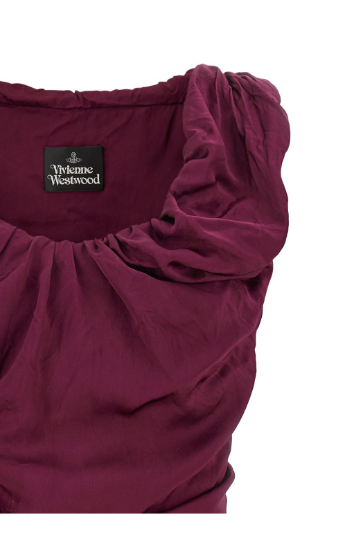 'Ginnie' dress Bordeaux