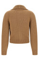 'White Stitch Line' cardigan Beige