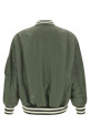 Patch bomber jacket Green