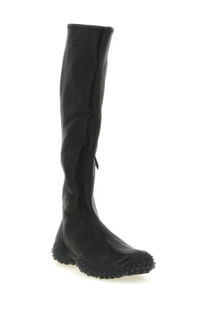 Stretch nappa boots Black