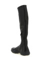Stretch nappa boots Black