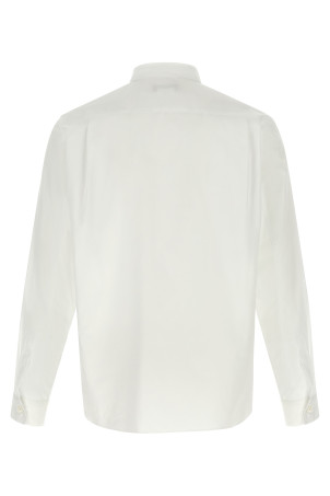 Asymmetric panel shirt White