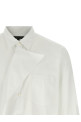 Asymmetric panel shirt White