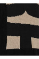 Intarsia sweater Black