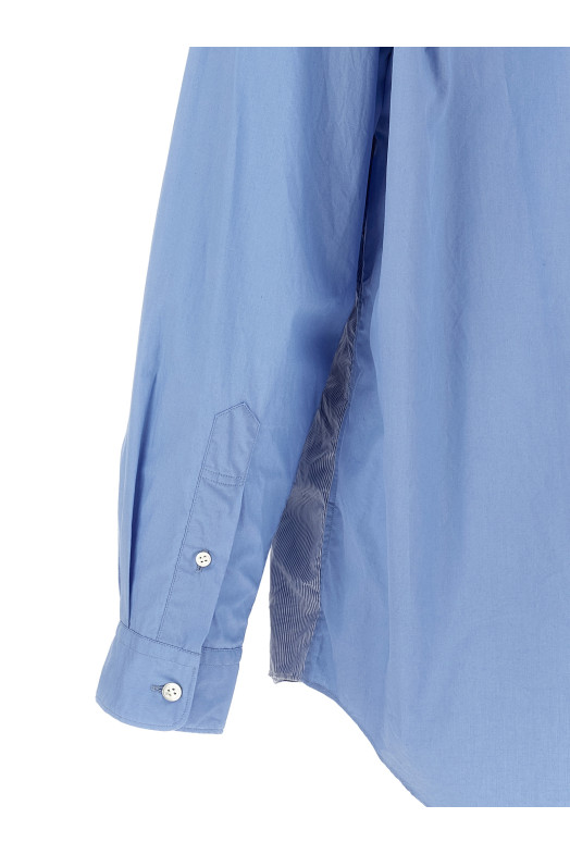 Patchwork shirt BLUE
