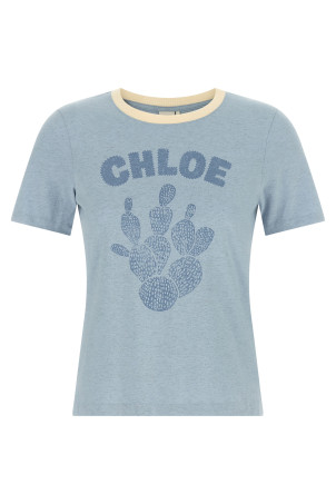 Graphic print T-shirt BLUE
