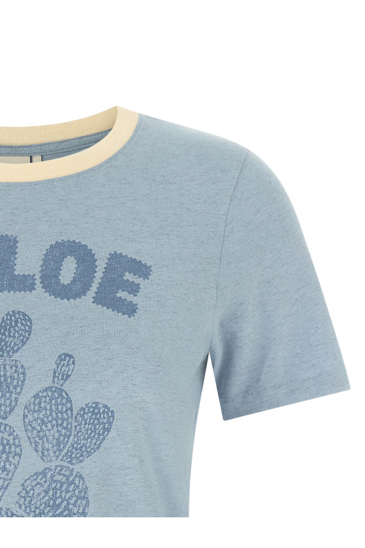 Graphic print T-shirt BLUE
